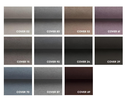 Moderne L-vormige bank