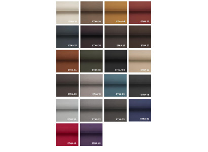 Hoekbank met aparte plank