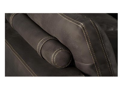 Moderne hoekbank van 100% leer