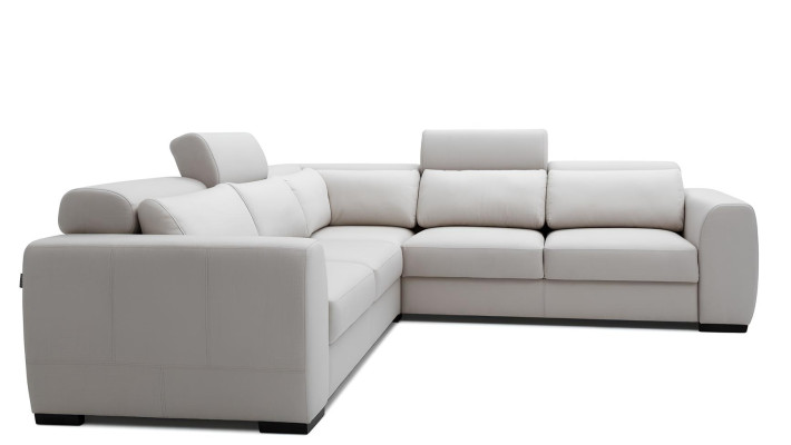 Hoekbank voor de woonkamer, bank, stoel, leer, design, ontspanning, multifunctioneel