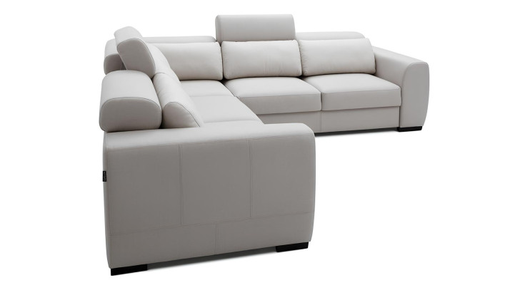 Hoekbank voor de woonkamer, bank, stoel, leer, design, ontspanning, multifunctioneel