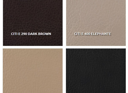 Moderne bruine leren chaise 100% Italiaans voor de woonkamer