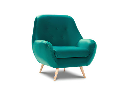 Persoonlijke stoel voor ontspanning en tv-kijken, groen, nieuw