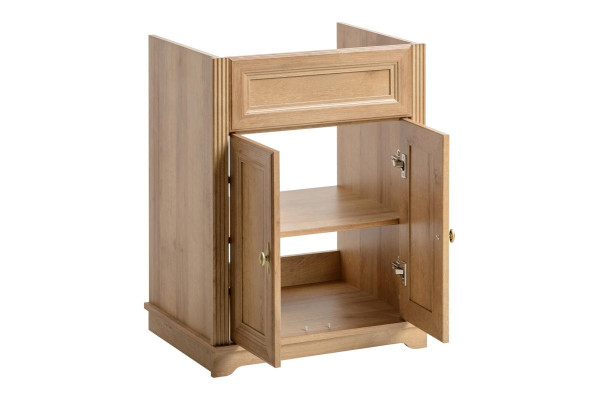 Mobiele badkamermeubelset met wastafel van minder dan 60 cm