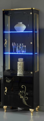 Skapis Vitrail Glans Sort