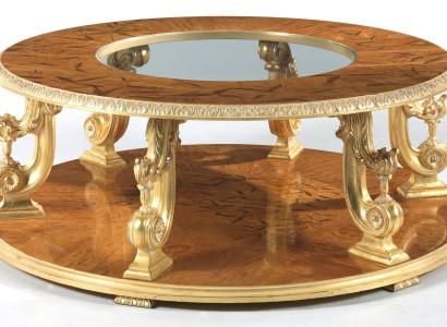 Massief houten salontafel