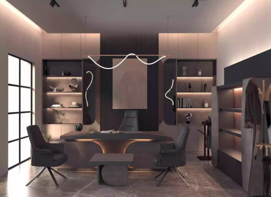 Moderne kantoorplank