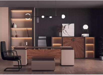 Luxe houten hoektafel