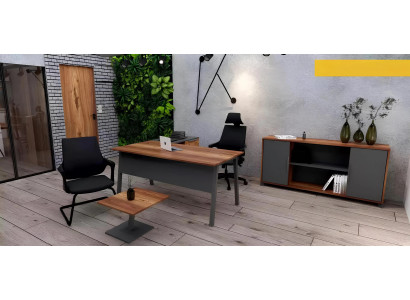 Uitzonderlijk hoekbureau meubel