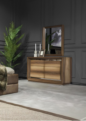 Elegante slaapkamermeubelset in 6 delen.