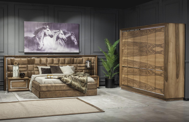 Luxe kast, 277 cm, 6 deuren en grote opbergruimte