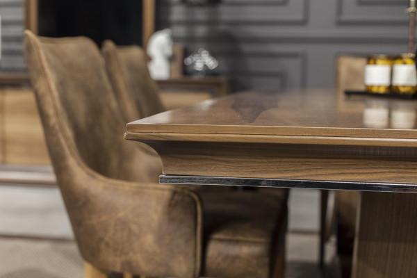 Luxe eettafel 207x101cm elegant hout