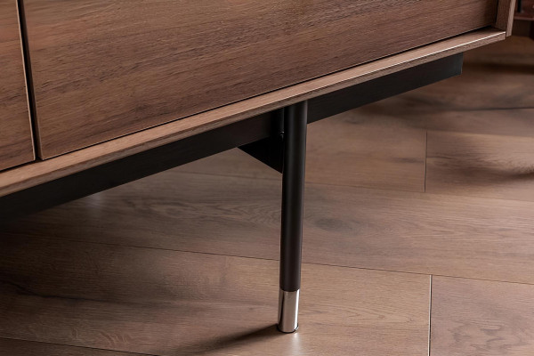 Eetkamer set met zwarte stoelen