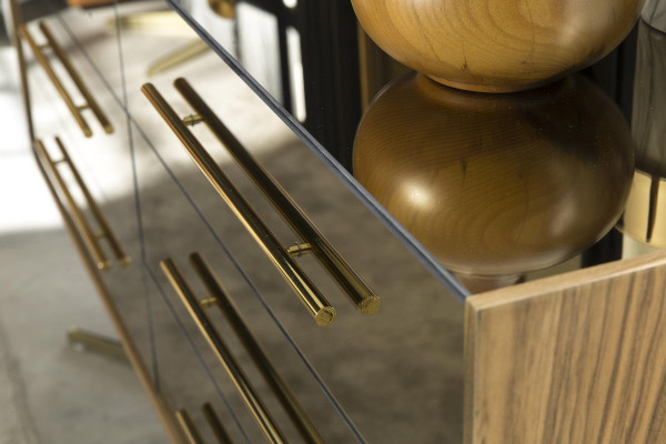 Moderne commode met spiegel