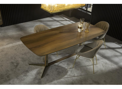 6 stoelen en tafel set