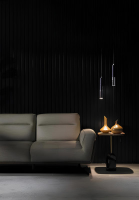 Bankstel 4+1 met lage tafel, 3 delen. Zachte meubelset