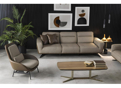 Handige en ruime hoekbank 260cm Stof