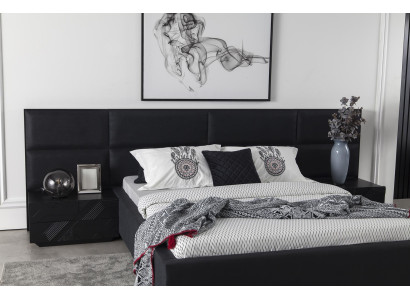 Luxe nachttafel met glazen oppervlakken