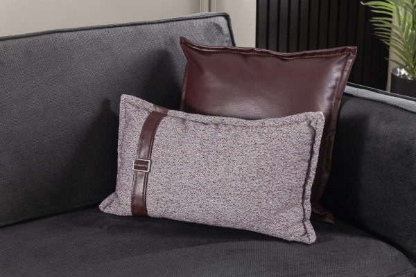 Auduma beklede bank 330 cm