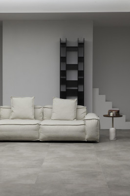 Moderne hoekbank in landelijke stijl