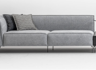 3-zits bank bank Moderne stijl Woonkamer Beklede bank Luxe Textiel