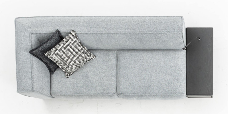 3-zits bank bank Moderne stijl Woonkamer Beklede bank Luxe Textiel