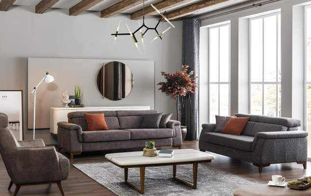 Bank 321 stof met slaapfunctie