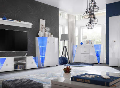 5-delige bank, luxe TV-meubel, modern ontwerp