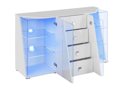 Moderne witte TV-tafel