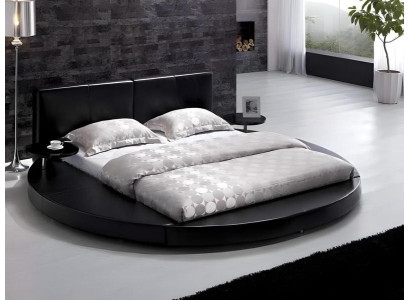 Luxe bedframe voor hotel in tienerkamer in zwart