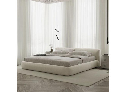 Elegante grijze bedframe met modern ontwerp