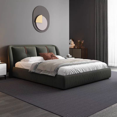 Moderne leren bed