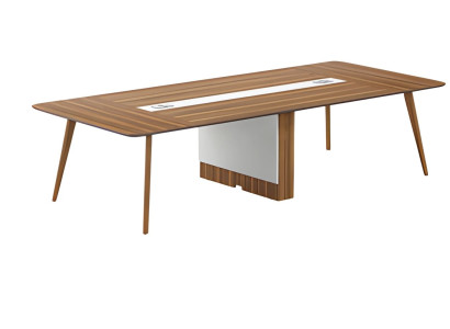 Zakelijke conferentietafel