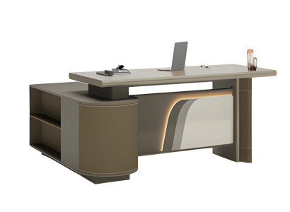 Ontvangstbalie met verlichting