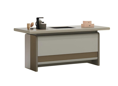 Moderne tafel met praktische opbergruimte en elegant ontwerp