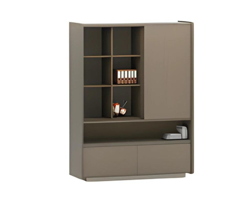 Moderne kantoorkast met planken en lades voor documenten