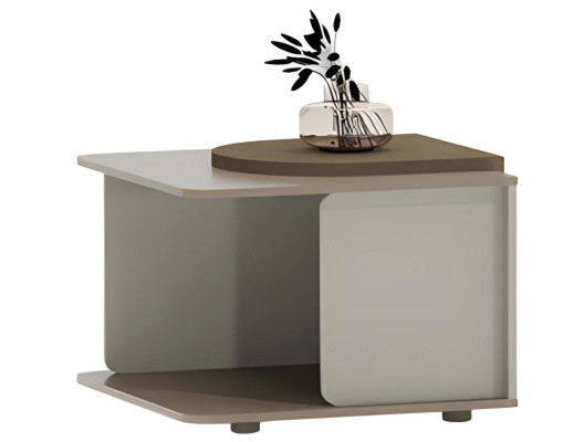 Moderne beige en bruine koffietafel