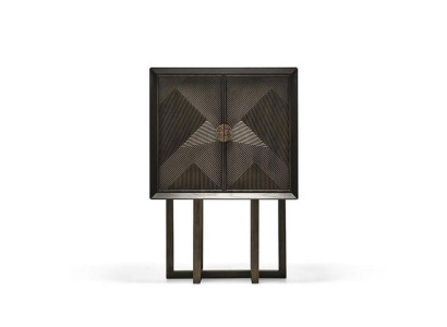 Elegante en moderne vitrinekast voor koffie, om in de woonkamer tentoon te stellen