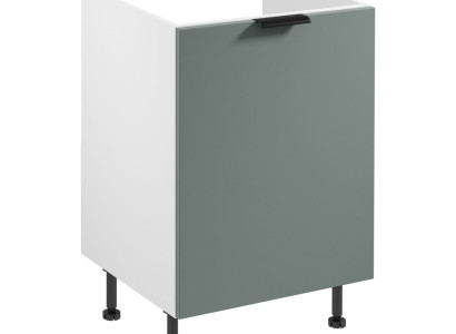 Mobiele keuken met houten afwerking