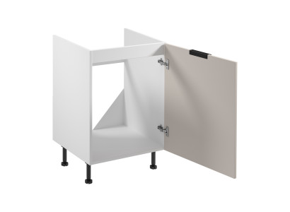 Mobiele witte keukenkast