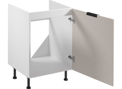 Mobiele witte keukenkast