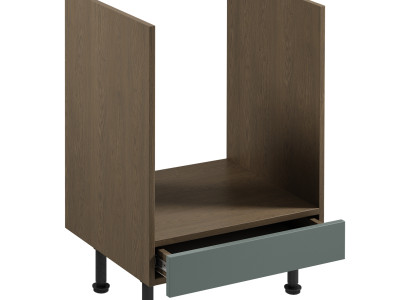 Mobiele keuken met ingebouwde oven