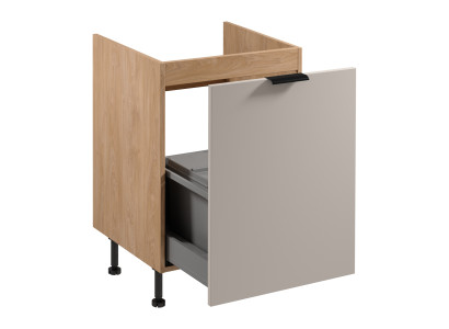 Keuken kast met afvalbeheersysteem