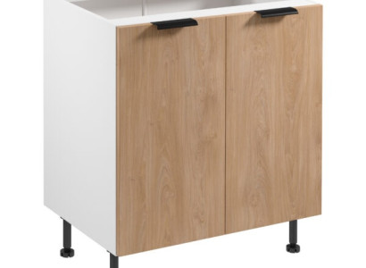 Mobiele keuken met deuren, wit