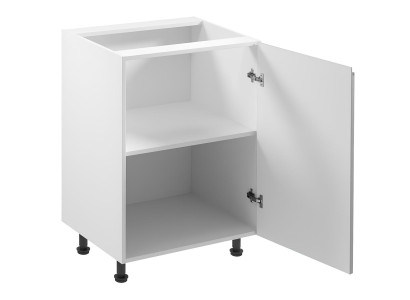 Mobiele keukentafel met glanzend oppervlak