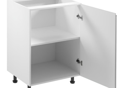 Mobiele keukentafel met glanzend oppervlak