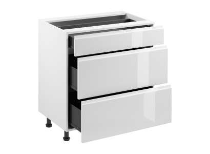 Mobiele keukentafel met lades