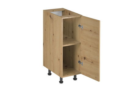 Mobiele keukenkast in beige