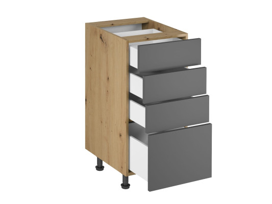 Mobiele keuken met lades