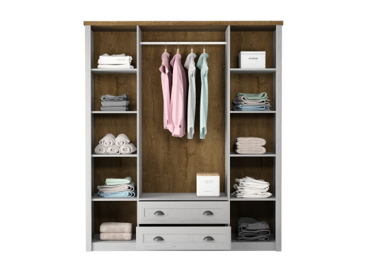 Kast met lades en kledingdeuren